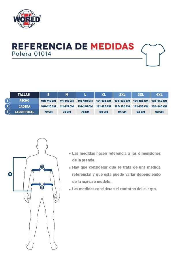 Guía de tallas