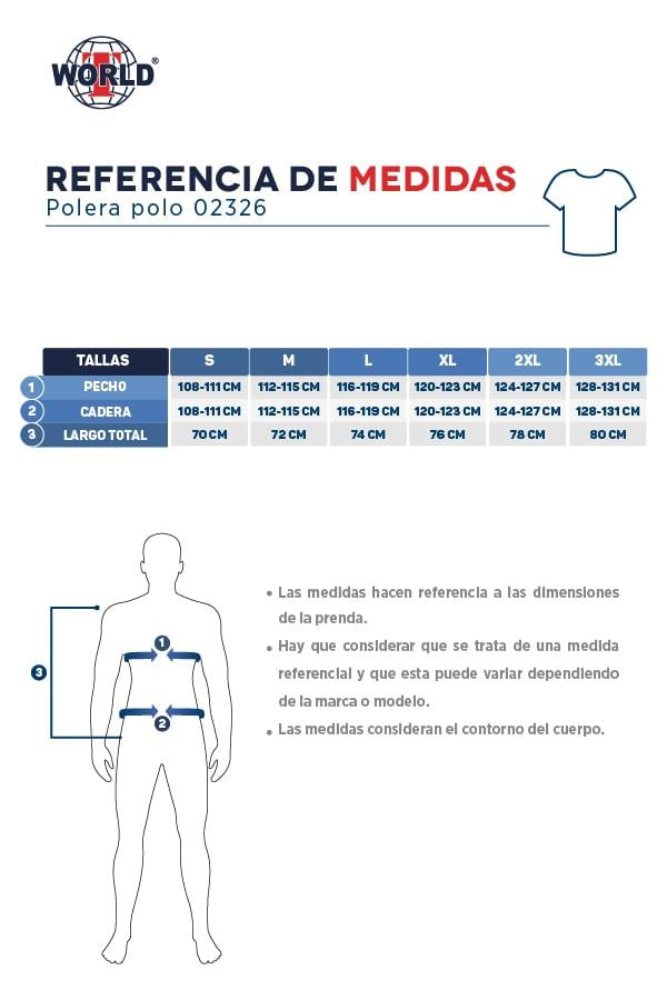 Guía de tallas