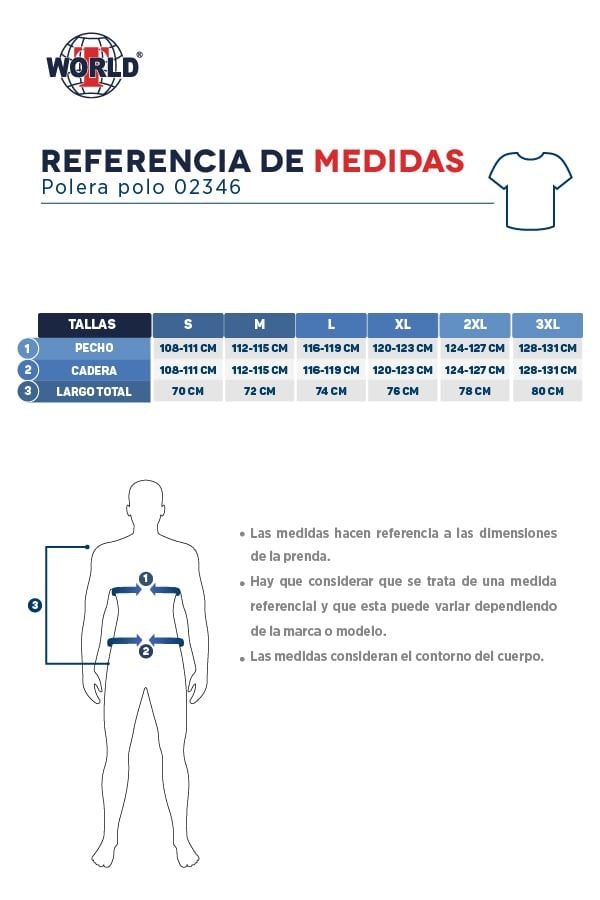 Guía de tallas
