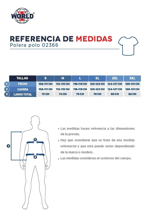 Guía de tallas