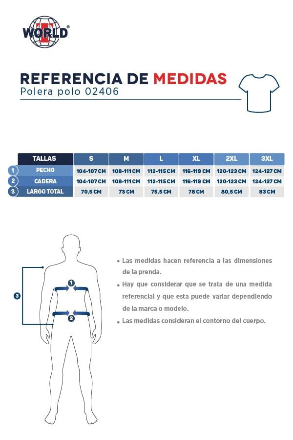 Guía de tallas