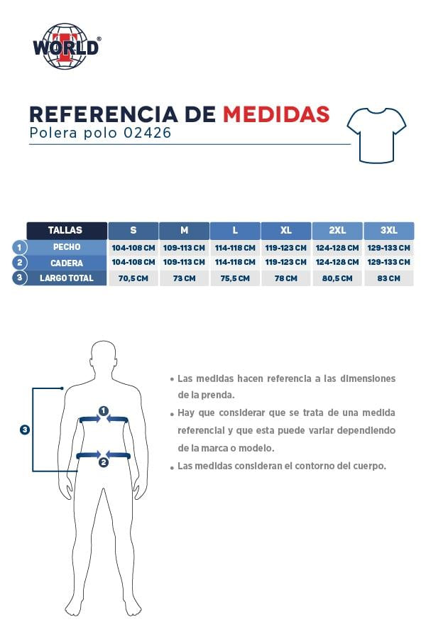 Guía de tallas