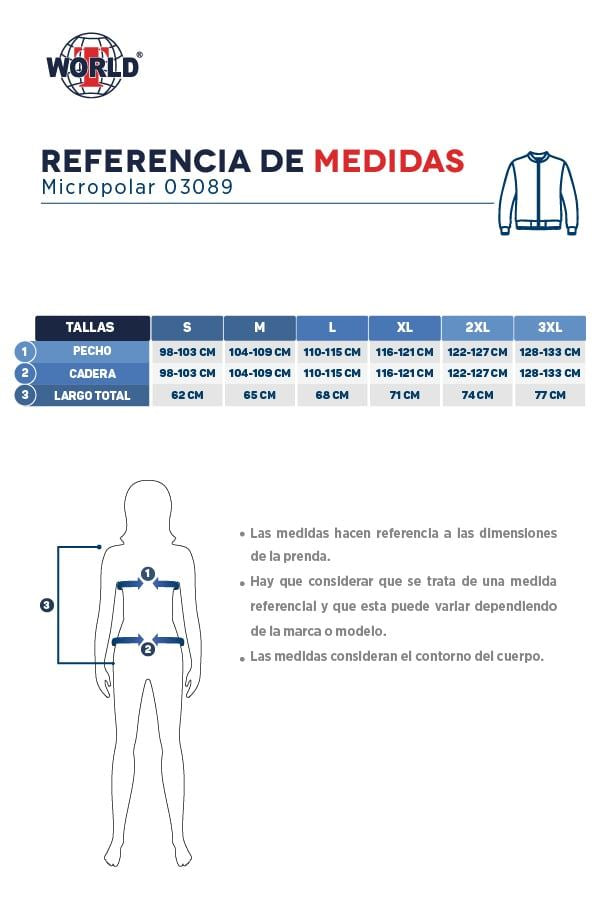 Guía de tallas