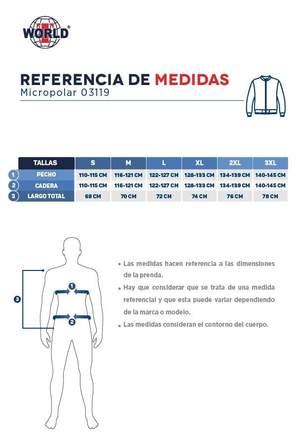 Guía de tallas