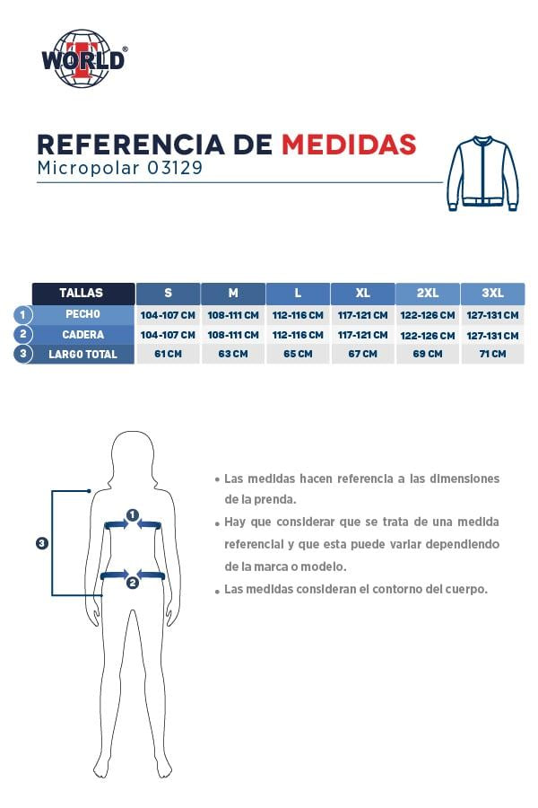 Guía de tallas