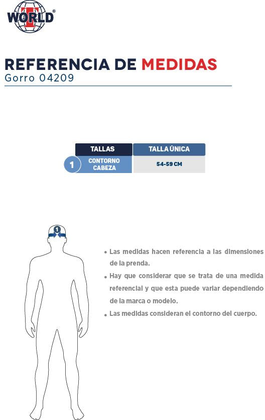 Guía de tallas