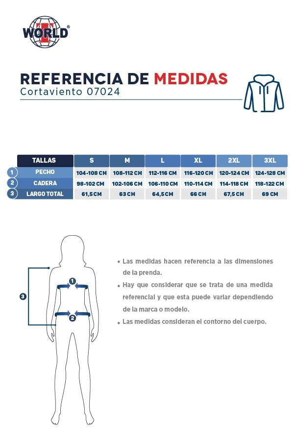 Guía de tallas