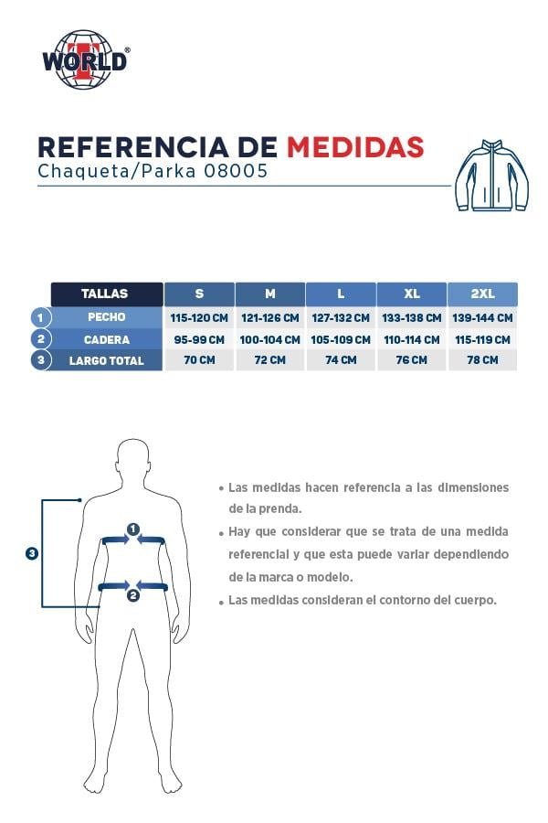 Guía de tallas