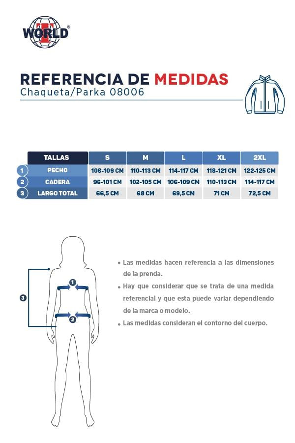 Guía de tallas