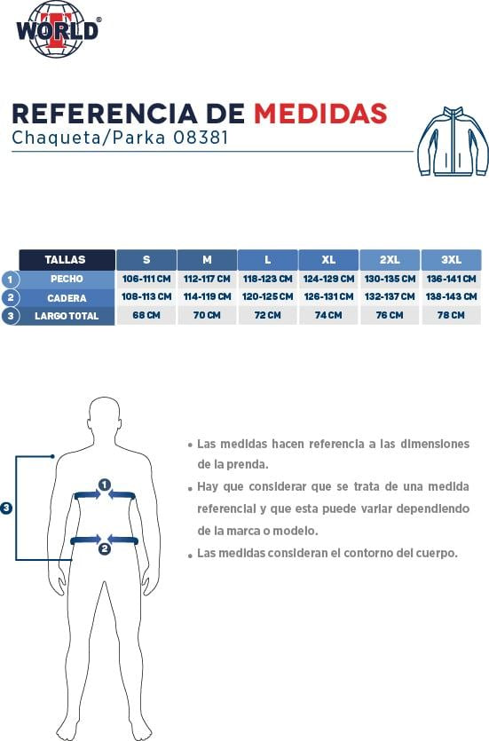 Guía de tallas
