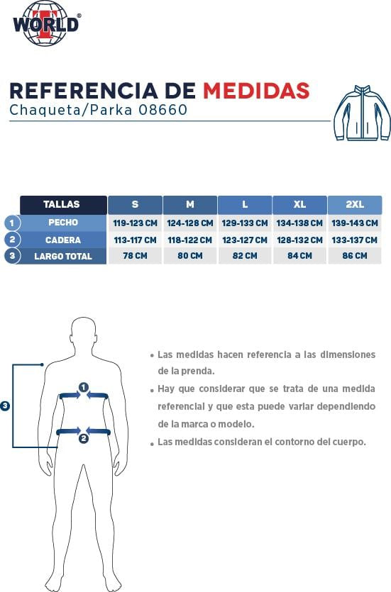 Guía de tallas