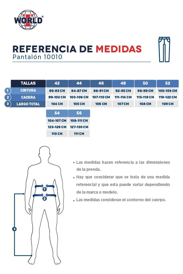 Guía de tallas