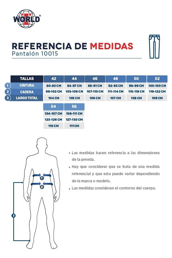 Guía de tallas