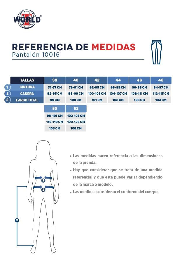 Guía de tallas
