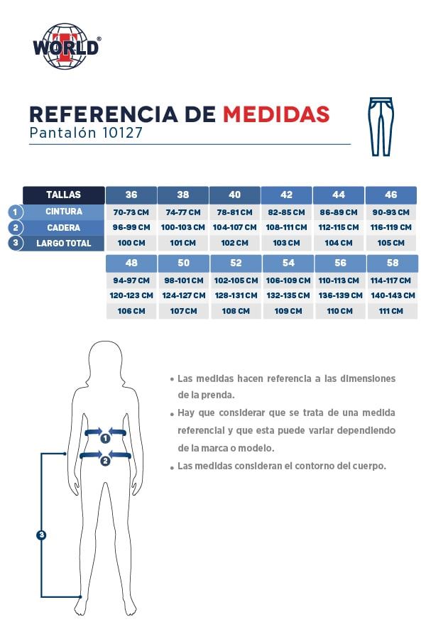 Guía de tallas
