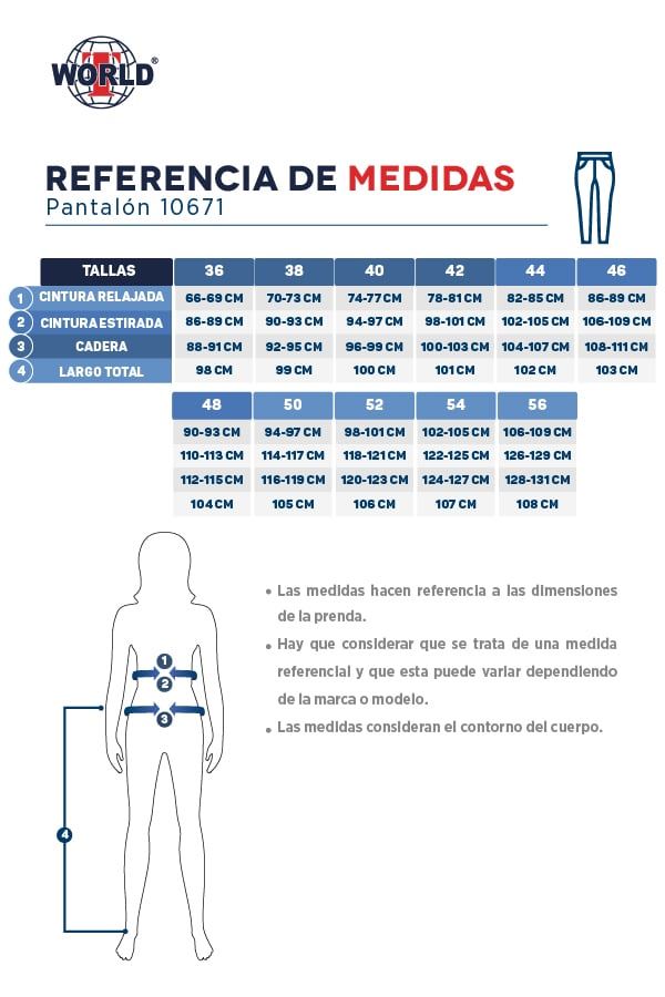 Guía de tallas