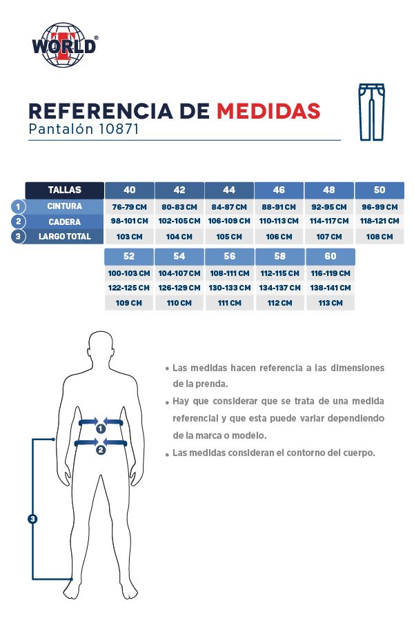 Guía de tallas