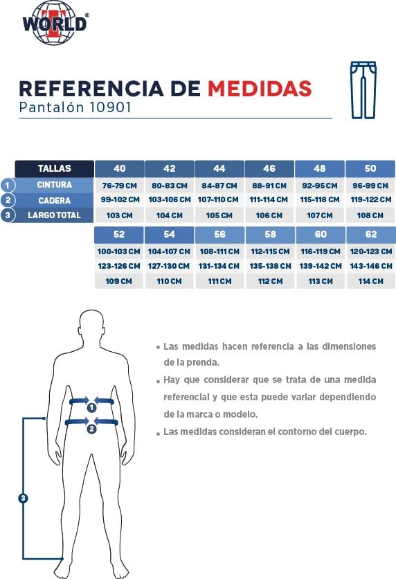 Guía de tallas