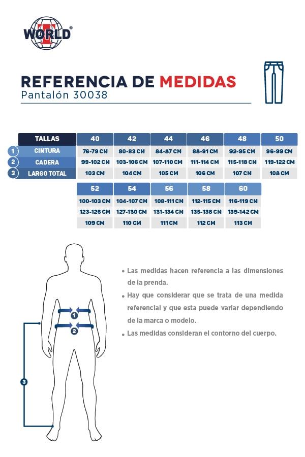 Guía de tallas