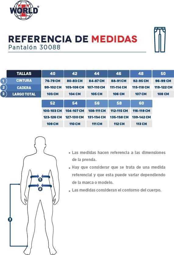 Guía de tallas