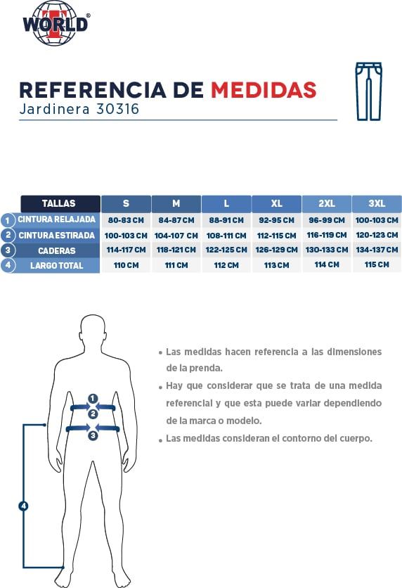 Guía de tallas