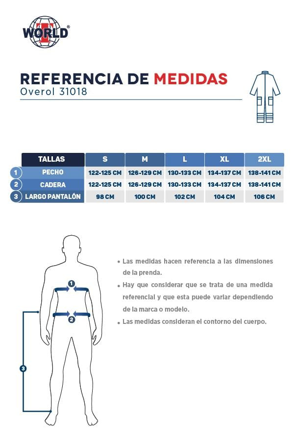Guía de tallas