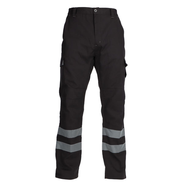 Pantalón Cargo Gabardina con Cinta Reflectante
