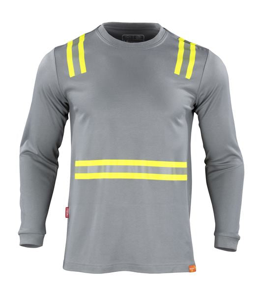 Polera Híbrida Dual HI-VIS Manga Larga Hombre
