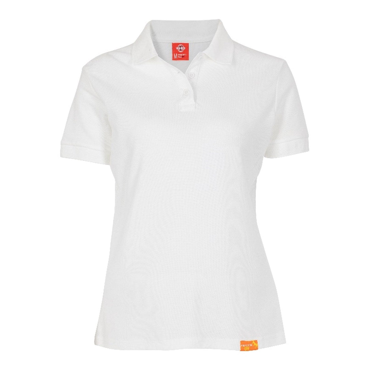 Polera Pique Cuello Camisero Manga Corta Mujer
