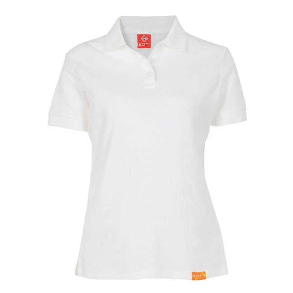 Polera Pique Cuello Camisero Manga Corta Mujer