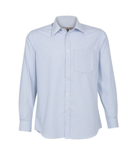 Camisa Trevira Urban Cuadros Manga Larga Hombre