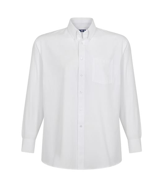 Camisa Oxford Classic Manga Larga con Bolsillo Hombre
